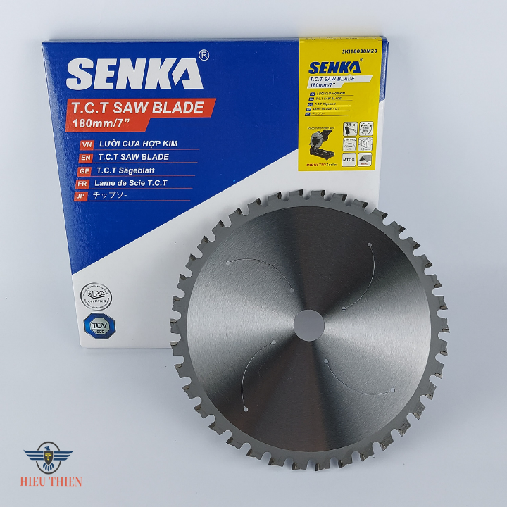 Lưỡi cắt sắt hợp kim 180mm 38 răng SENKA