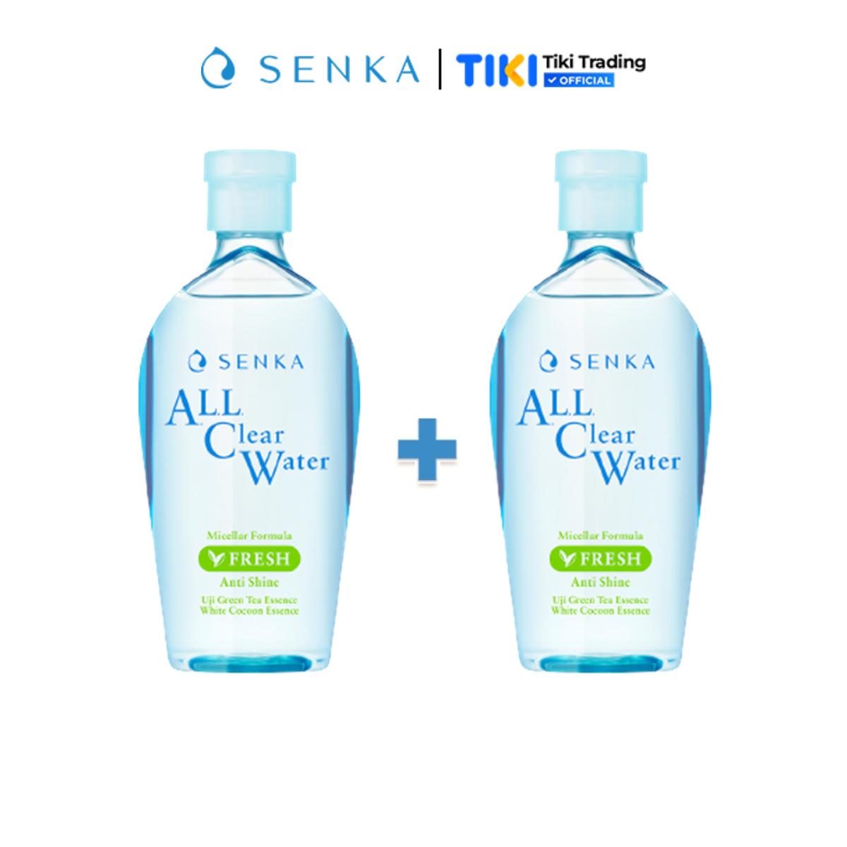 Combo 2 Nước tẩy trang Senka A.L.L.Clear Water Fresh 230ml