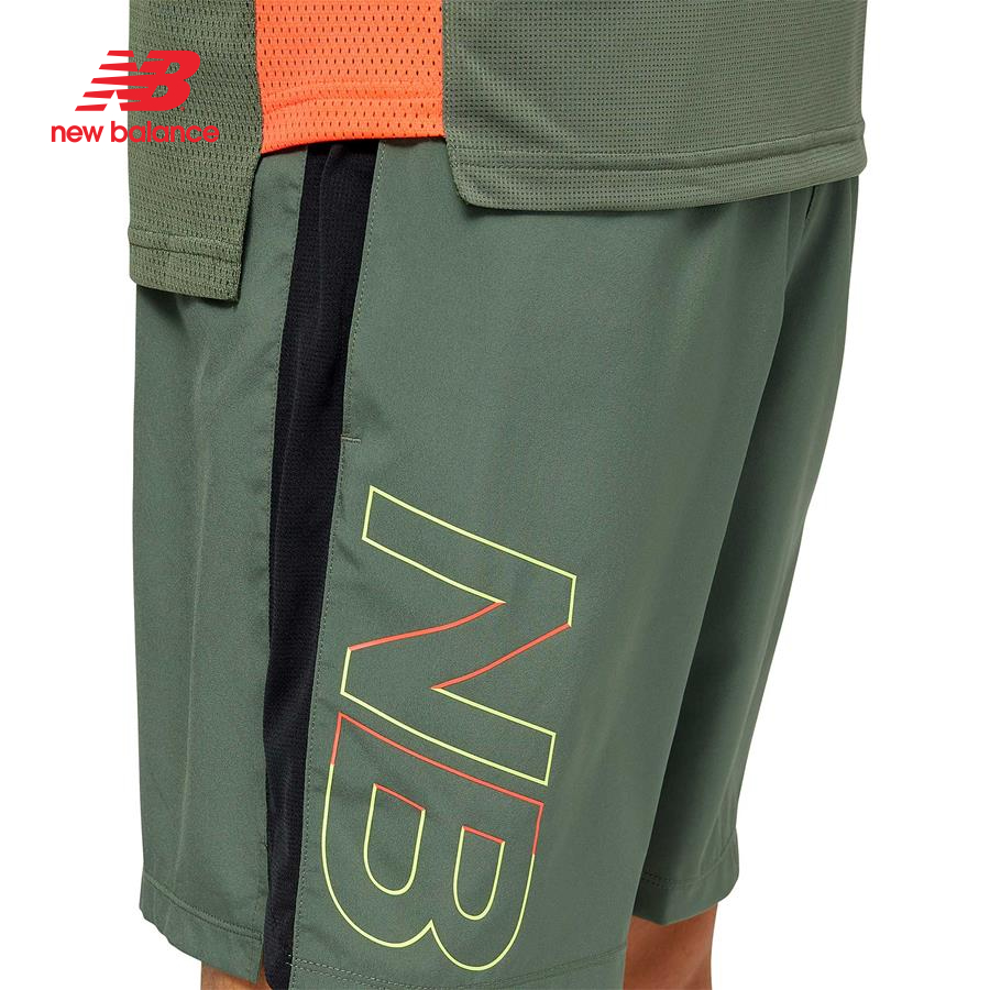 Quần ngắn thể thao nam New Balance RUNNING SHORTS M DEEPOLIV - MS23246DON (form quốc tế)