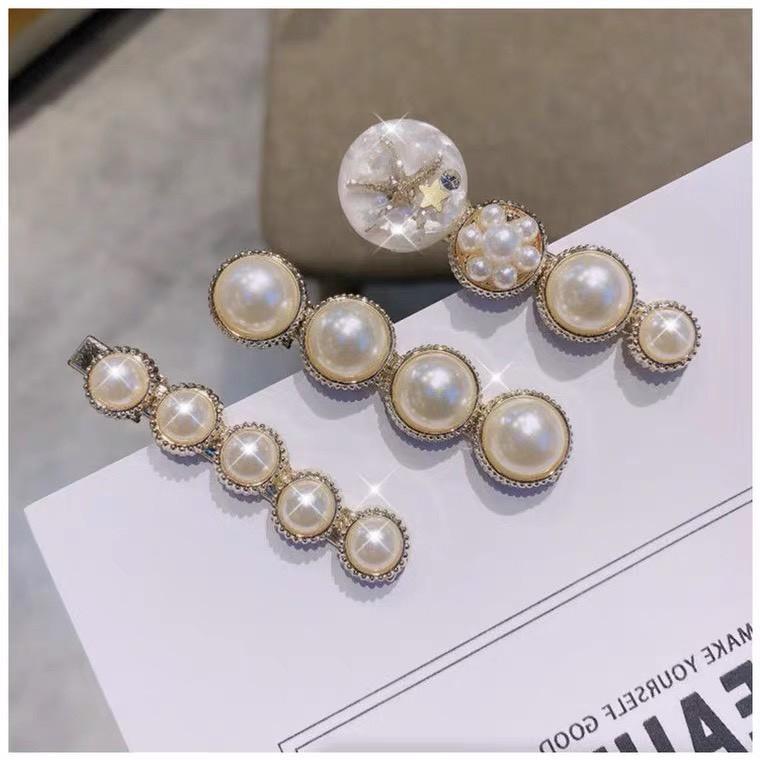 Set 5 kẹp tócKẹp mái đính ngọc cao cấp