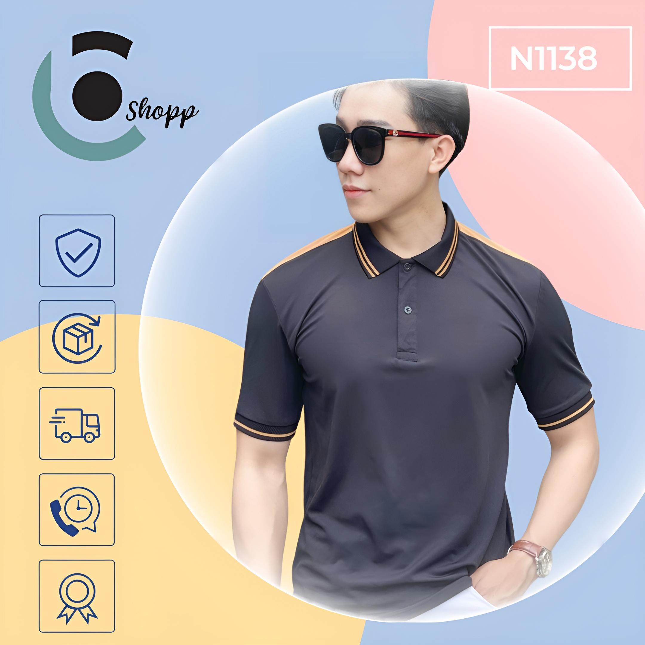 Áo thun nam polo có cổ sang xịn mịn cao cấp