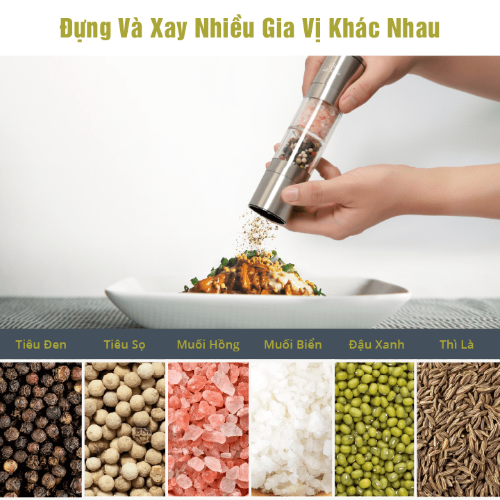 Hình ảnh Dụng Cụ Xay Tiêu 2 trong 1 Benchusch