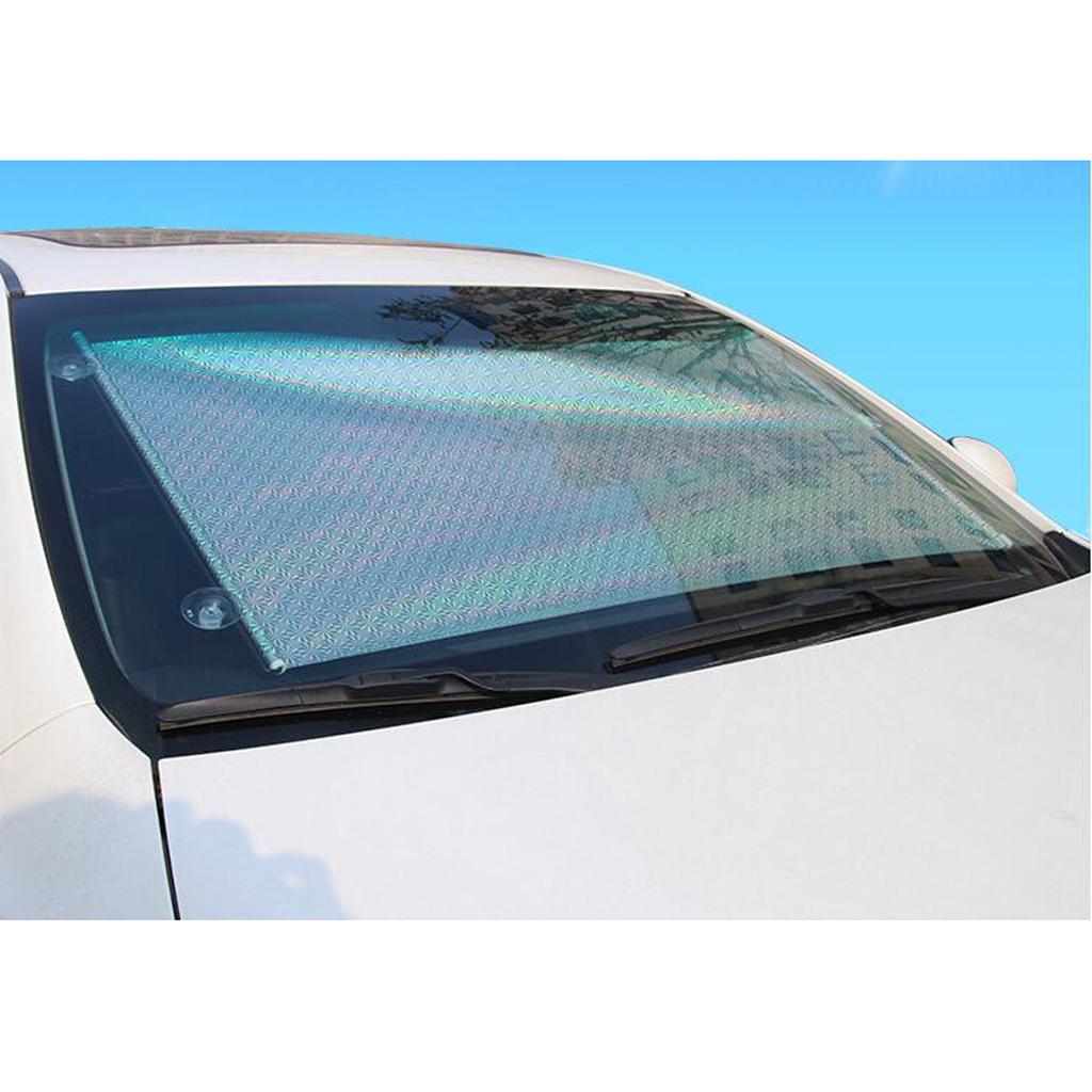 Car Sun Insulation Curtain UV Protection Retractable Cover 45x125cm
