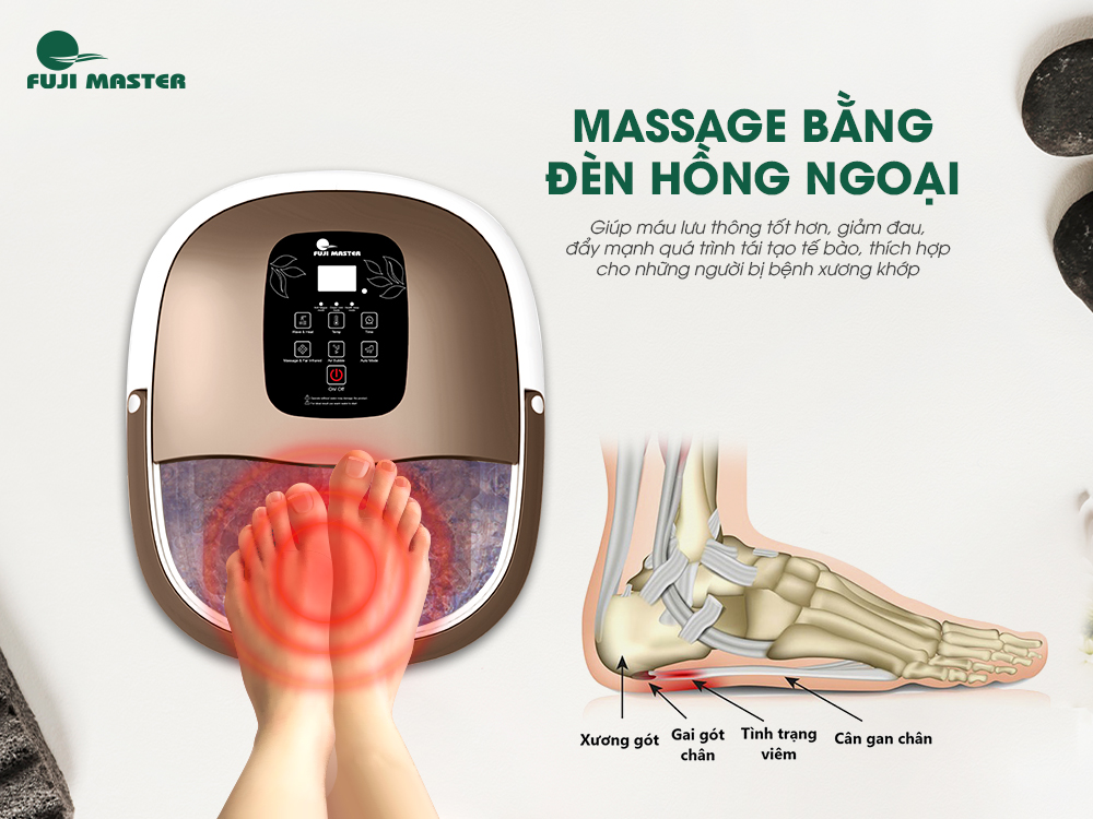 Bồn ngâm chân massage Fuji Master FJM-2522 - Hàng chính hãng