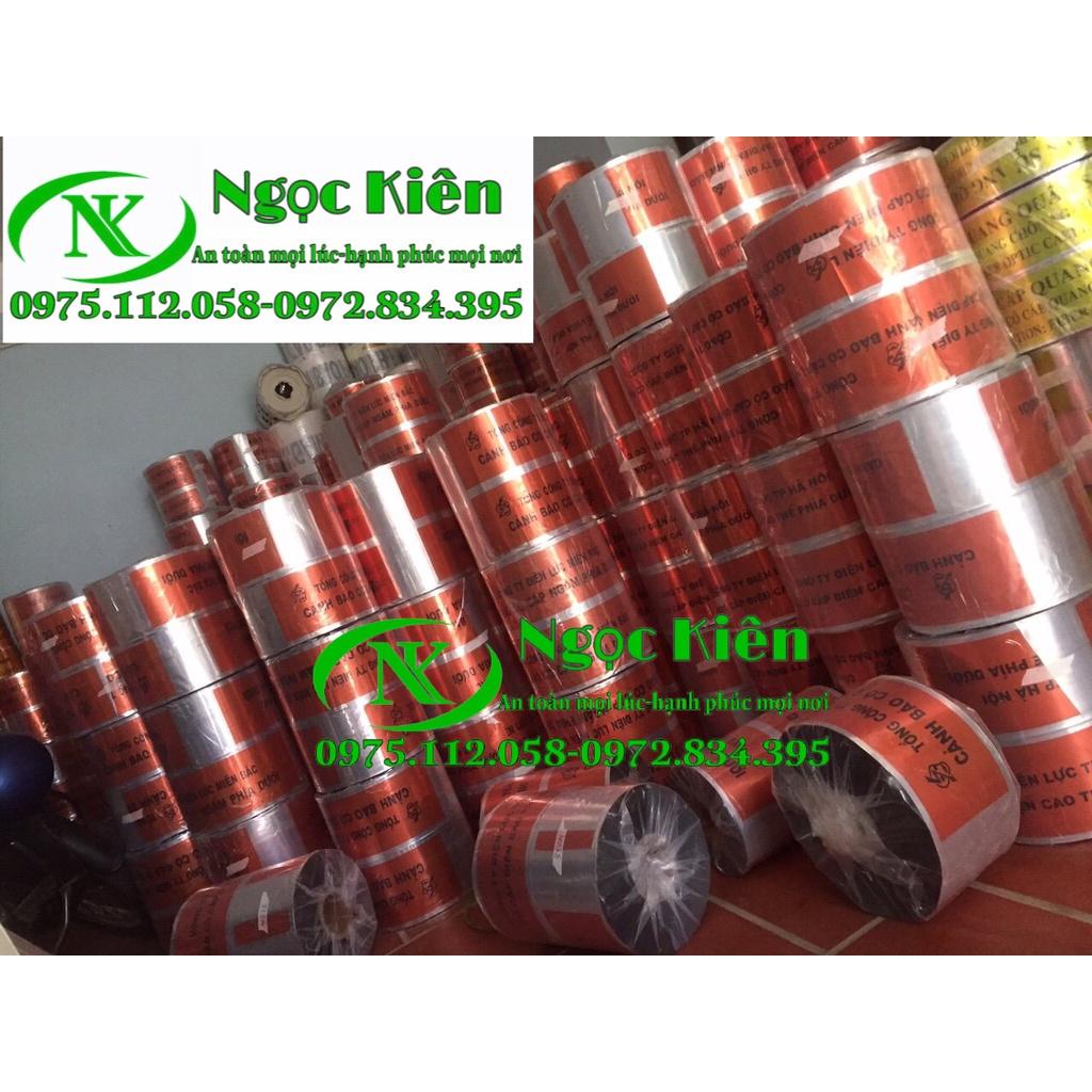 Băng cảnh báo cáp ngầm điện lực bản rộng 15cm x 500 mét