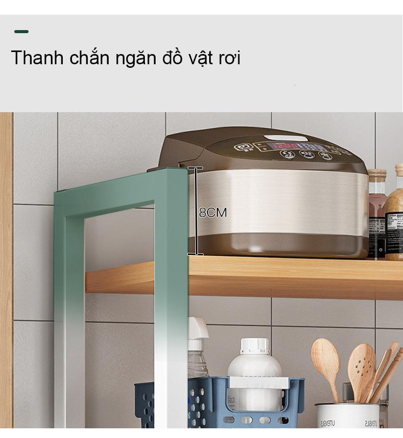 Tủ để đồ nhà bếp đa năng nhiều tầng kèm tủ và ngăn kéo tiện dụng phù hợp với mọi không gian - 5 tầng-ngăn kéo