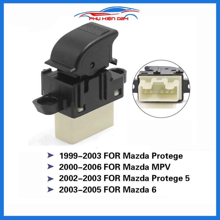 Công tắc đơn lên xuống kính MPV 2000-2006, Mazda 6, Ford Ranger Everest 03-05, Ford Laser 99-05 mã GE4T-66-370A