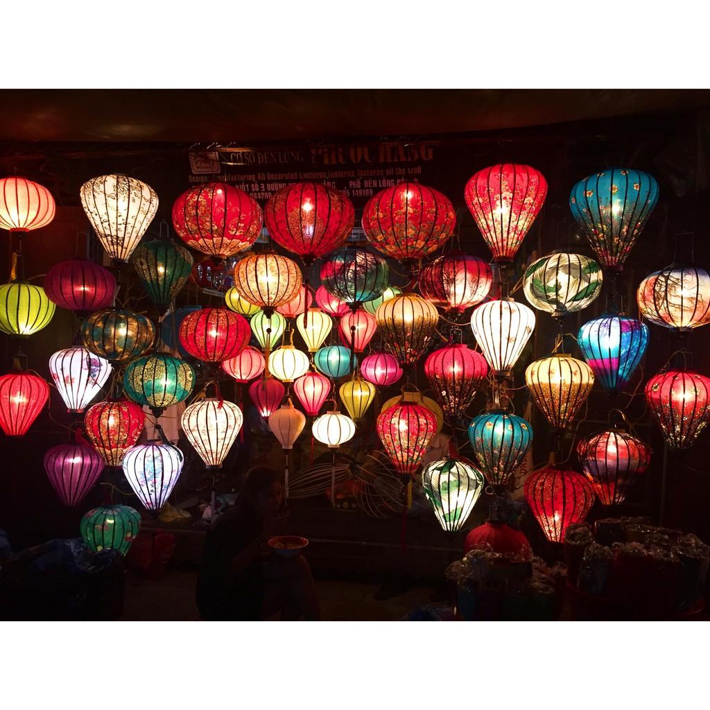 Bộ đèn Lồng Hội An 4 cây tứ quí