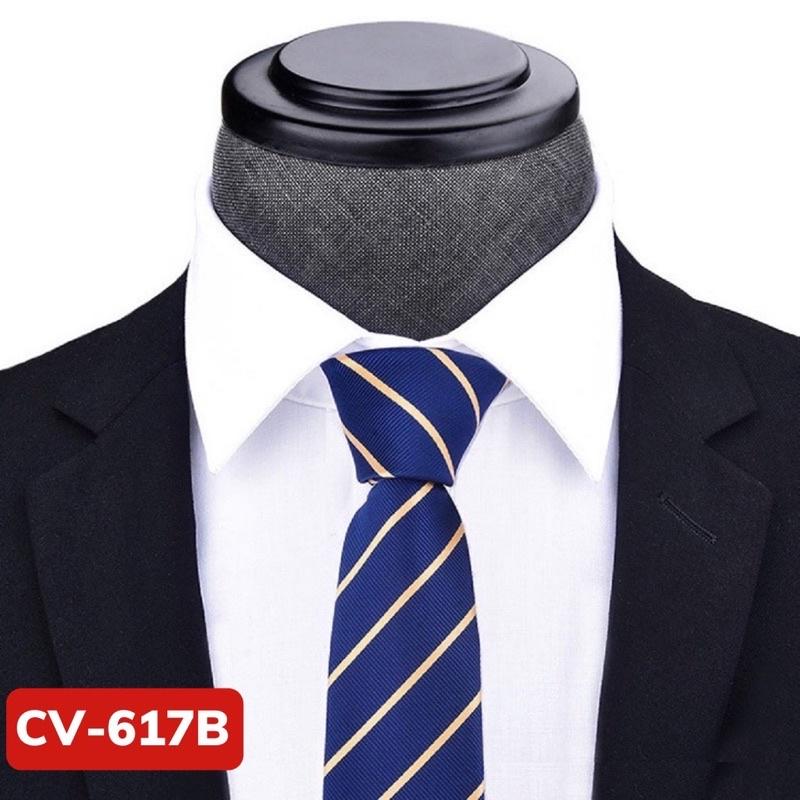 Cà vạt Nam bản nhỏ 6cm cao cấp phong cách thời trang Hàn Quốc phù hợp giới trẻ, công sở, đám cưới, MC,Giangpkc