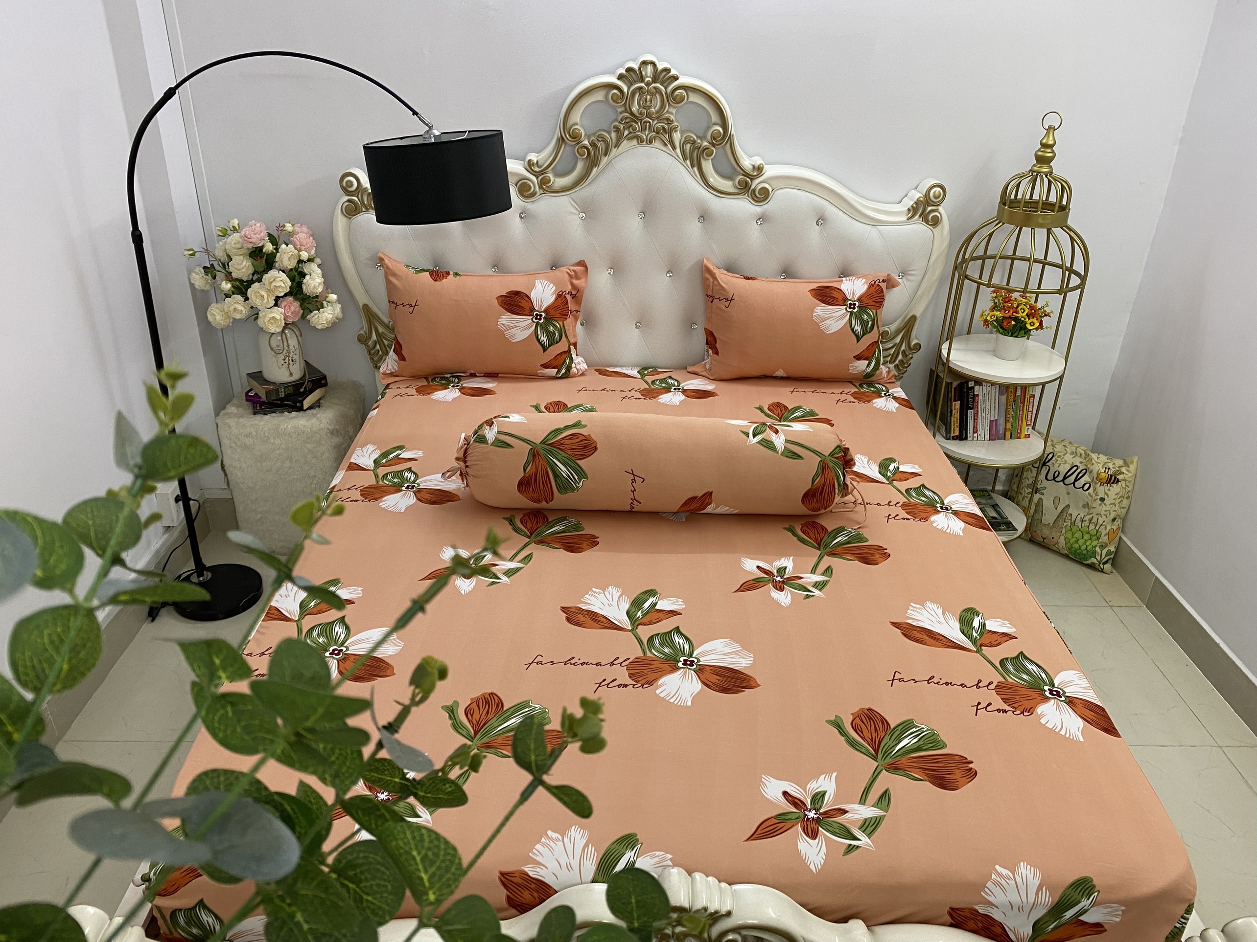 Bộ drap gối thun Hàn Quốc mát lạnh