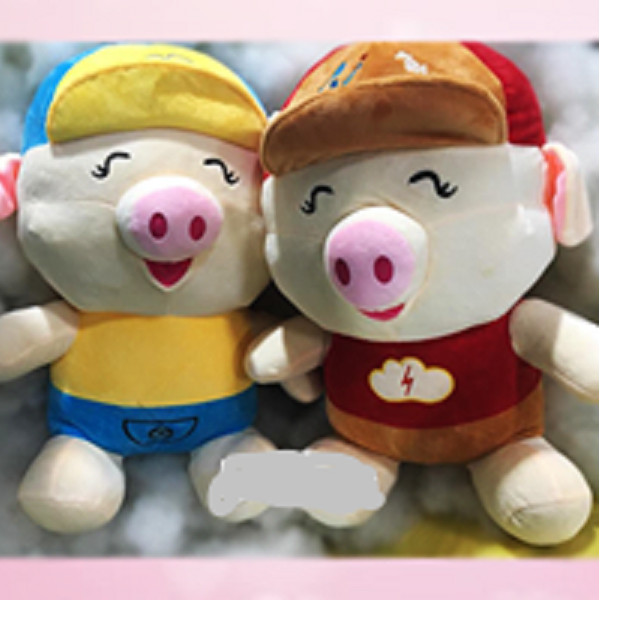 Gối ôm hình heo nón kích thước 55cm