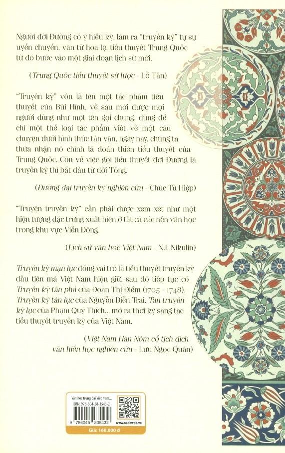 Sách Văn Học Trung Đại Việt Nam Nhìn Từ Thể Loại Tiểu Thuyết Truyền Kỳ Chữ Hán
