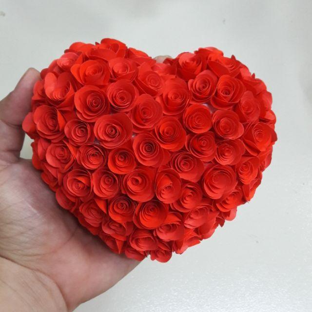 Combo làm trái tim hoa hồng