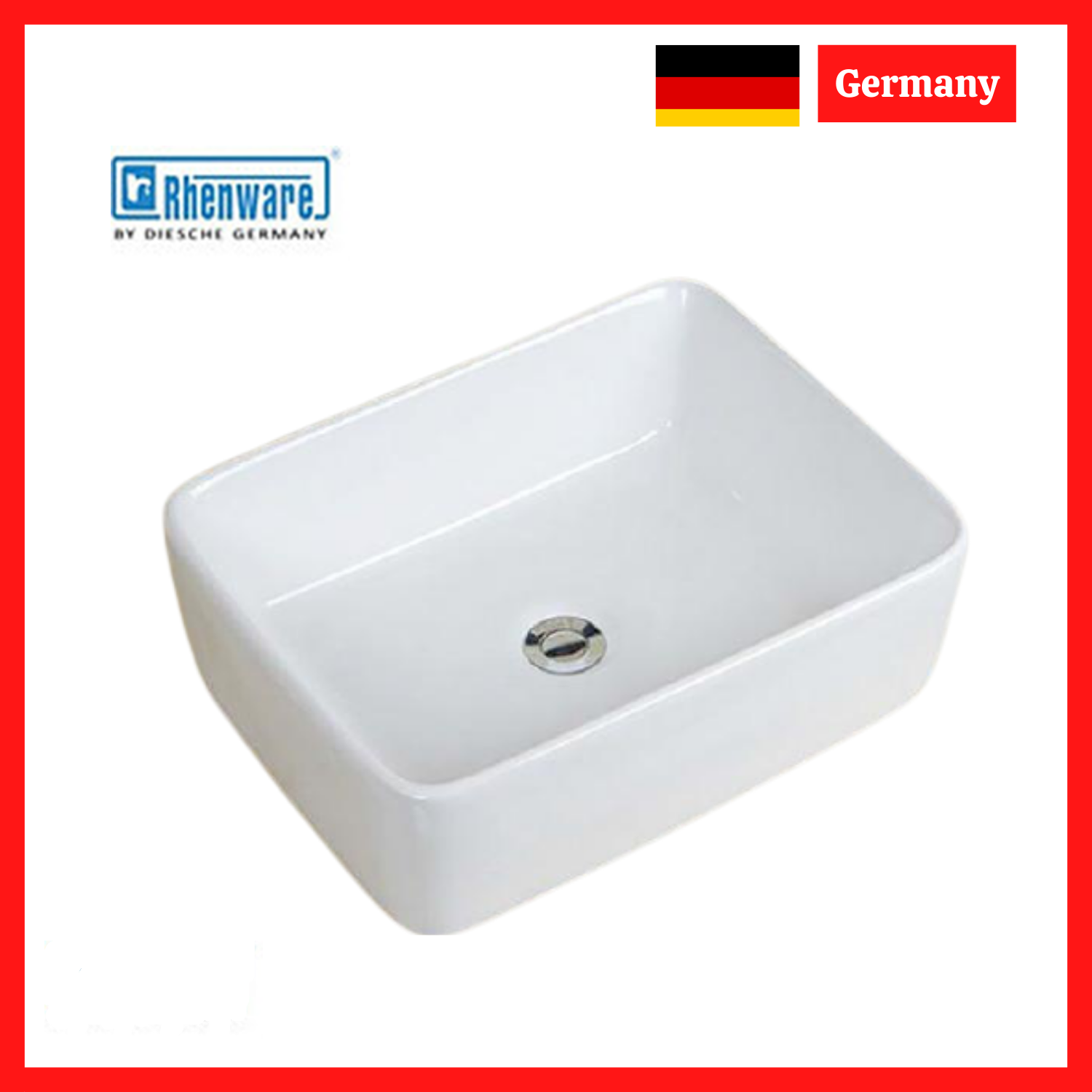 CHẬU LAVABO, NHẬP KHẨU CAO CẤP CHÍNH HÃNG RHENWARE LVB-16011