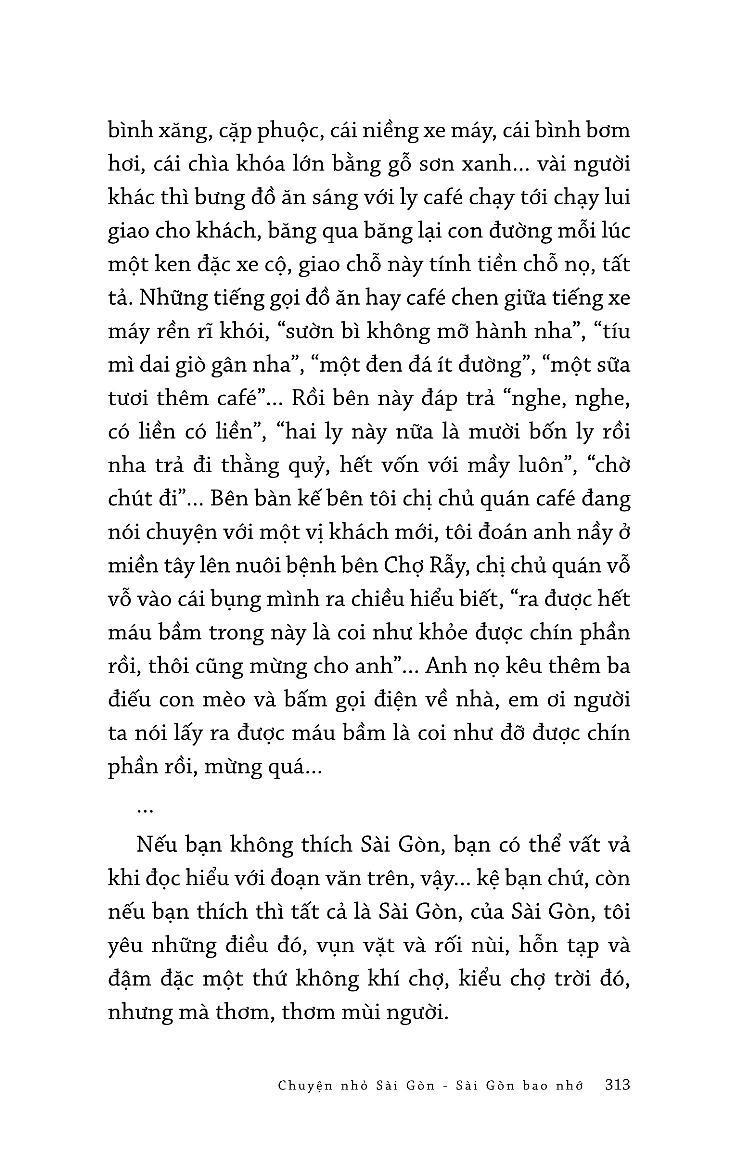 Sách Chuyện Nhỏ Sài Gòn Bao Nhớ