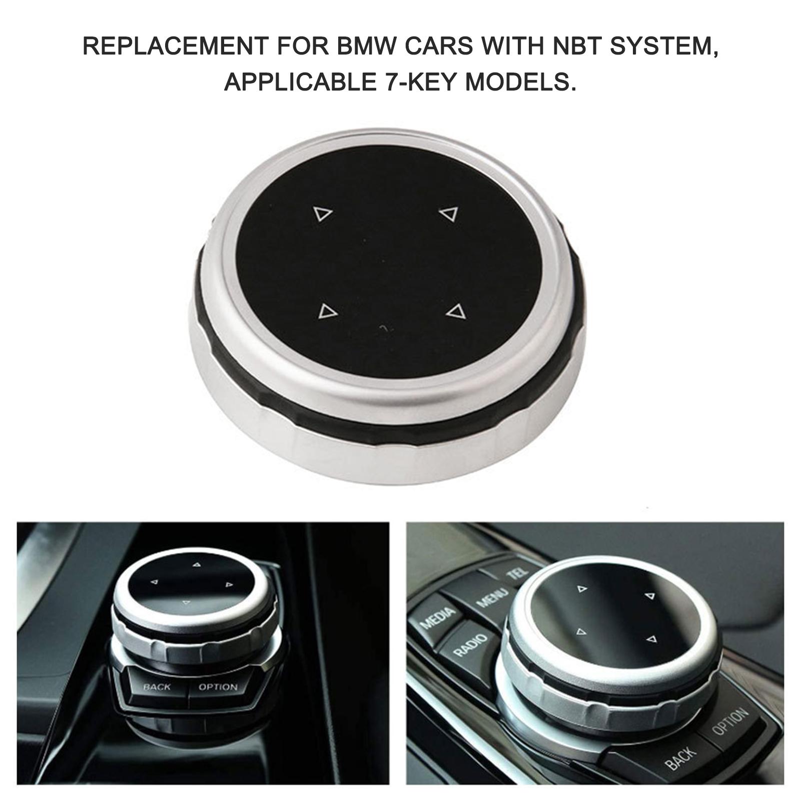 Hình ảnh Car Multimedia Button Knob Cover Frame Trim replacement for  BMW F10 F20 F30 1 3 5 Series Only for NBT Controller for