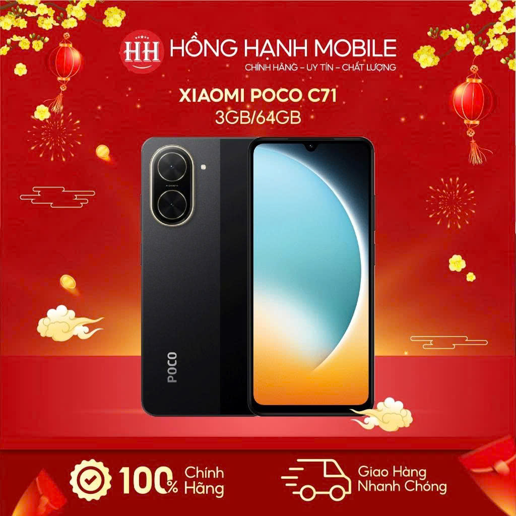 Điện Thoại Xiaomi POCO C71 3GB/64GB - Hàng Chính Hãng