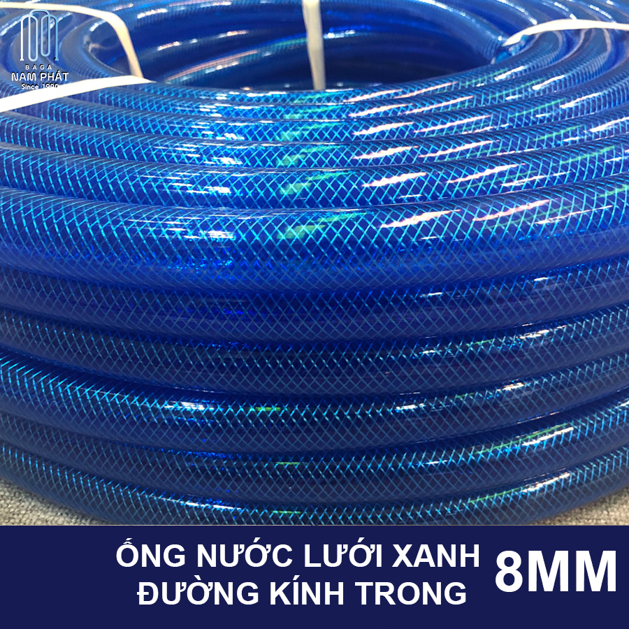 Cuộn 8mm ống nước dẻo xanh dương,ống nước tưới cây,ống nước rửa xe