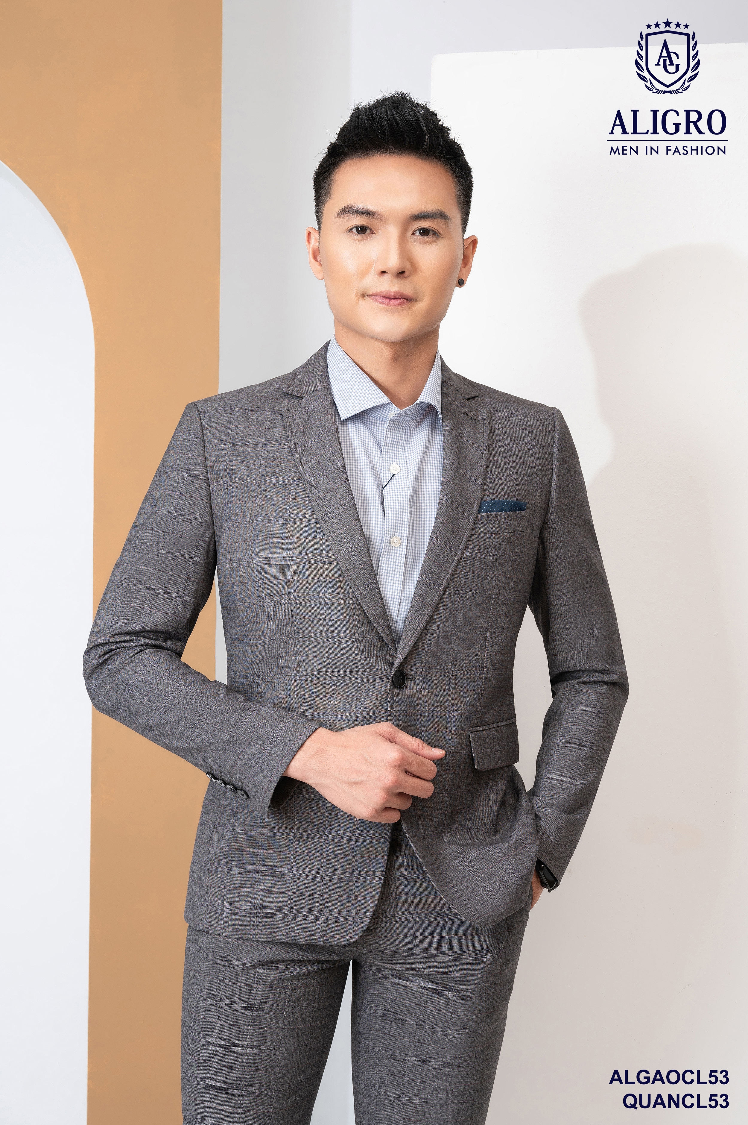 Bộ vest màu Brown ALGCL53