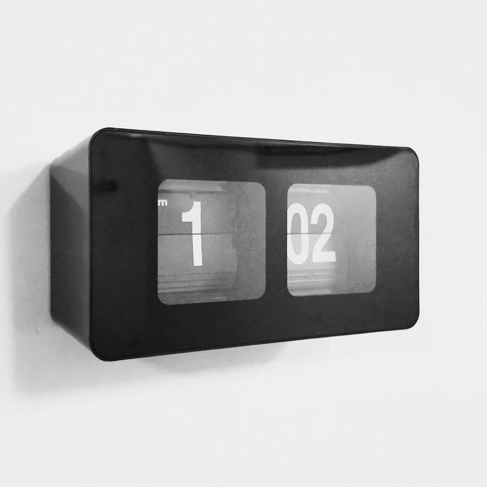 Auto Flip Clock Stylish Modern Simple Vintage Style Clock Desk Table File Down Page Clock