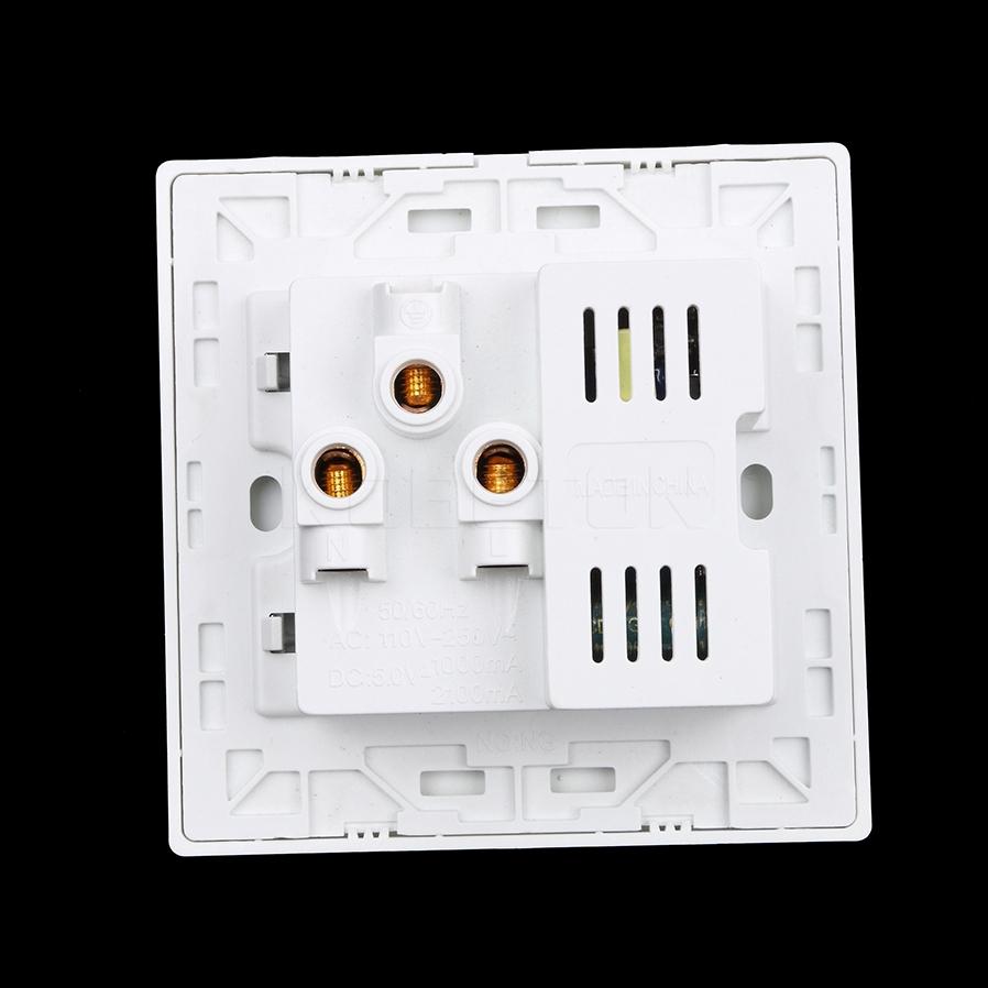 Ổ cắm điện gắn tường 2.1A 5V 110V 220V