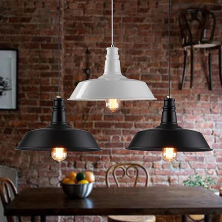 Đèn thả sắt sơn tĩnh điện đẹp chao đại phi 350 HL 6657-350