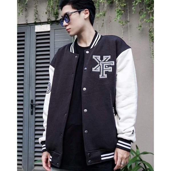 Áo Khoác Nam Nữ Bóng Chày Bomber Varsity Nhiều Màu Chất Nỉ Đẹp Cao Cấp Form Rộng 2 Lớp Thêu By XFIRE VAR-ESSNI