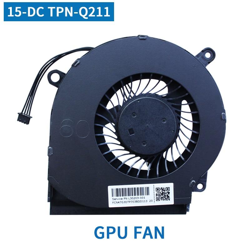 Mới Quạt Tản Nhiệt Cpu Gpu Cho Hp Gaming Nb Wasd 4 5 Pro Iv Omen 15-dc Tpn-q211 L30203-001 L30204-001 G3d