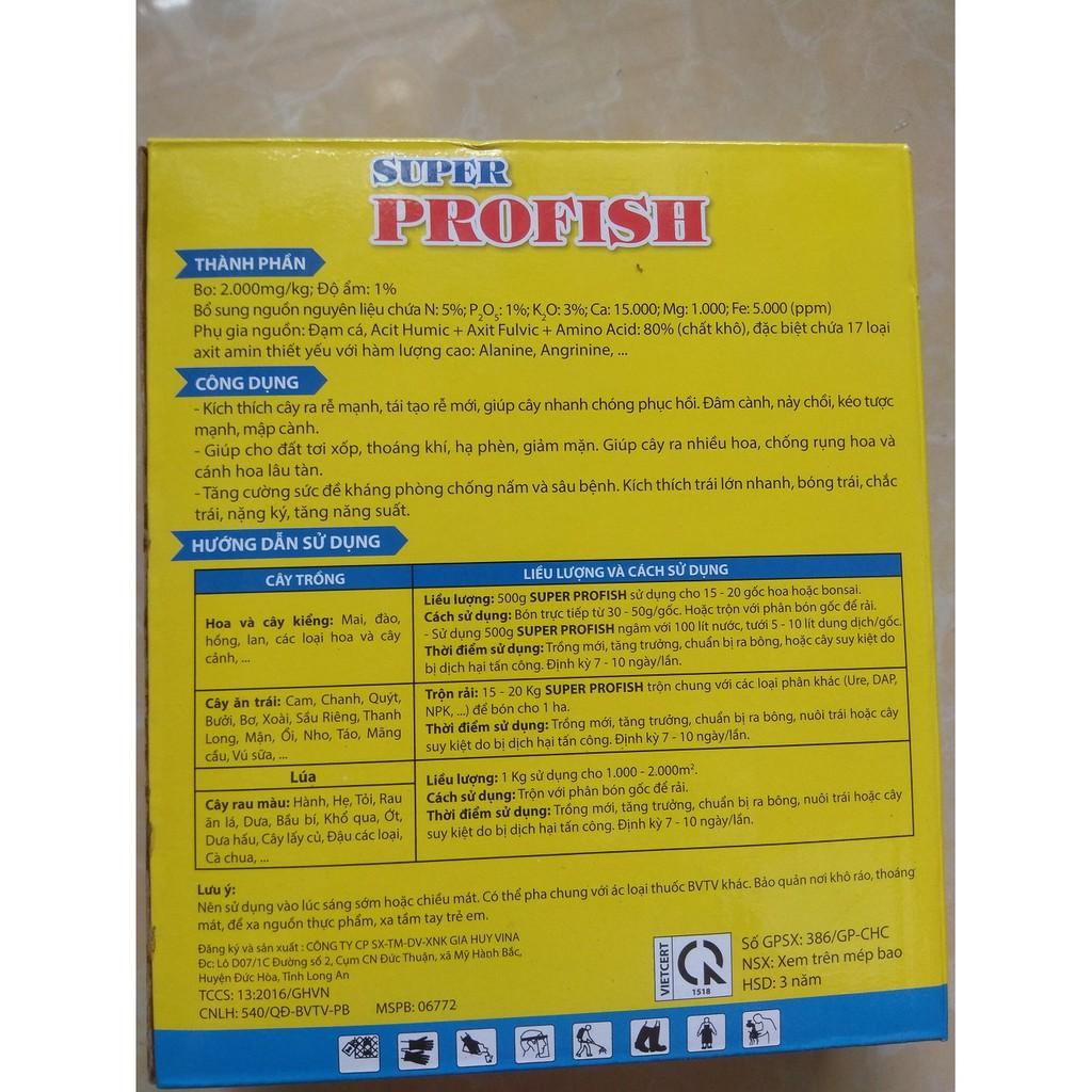 Phân bón hữu cơ Super PROFISH - Hộp 1 kg