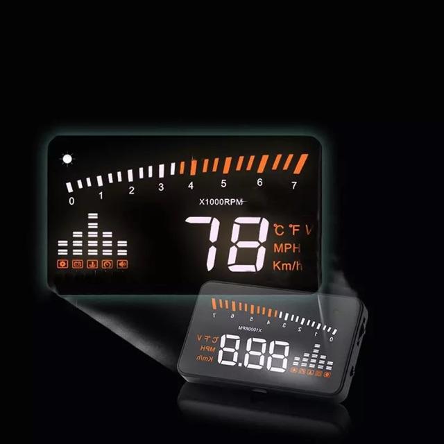 Thiết bị hiển thị tốc độ trên kính lái HUD dành cho ô tô xe hơi sử dụng cổng OBD2 tiện lợi và hiện đại
