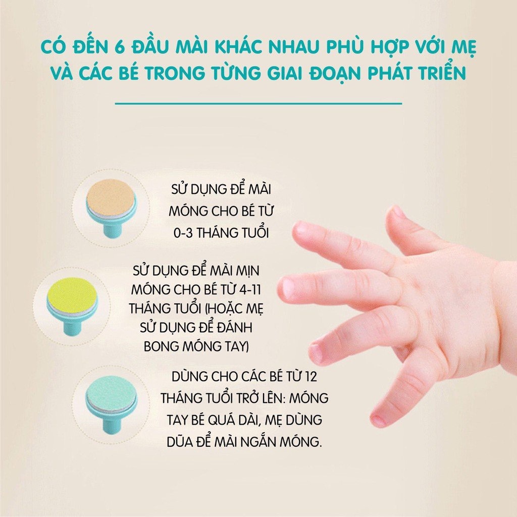 Máy cắt móng tay điện đa năng cho bé, máy mài móng tay cho trẻ an toàn, hàng chất chất lượng cao cấp, cắt dũa móng tay đơn giản, nhanh gọn