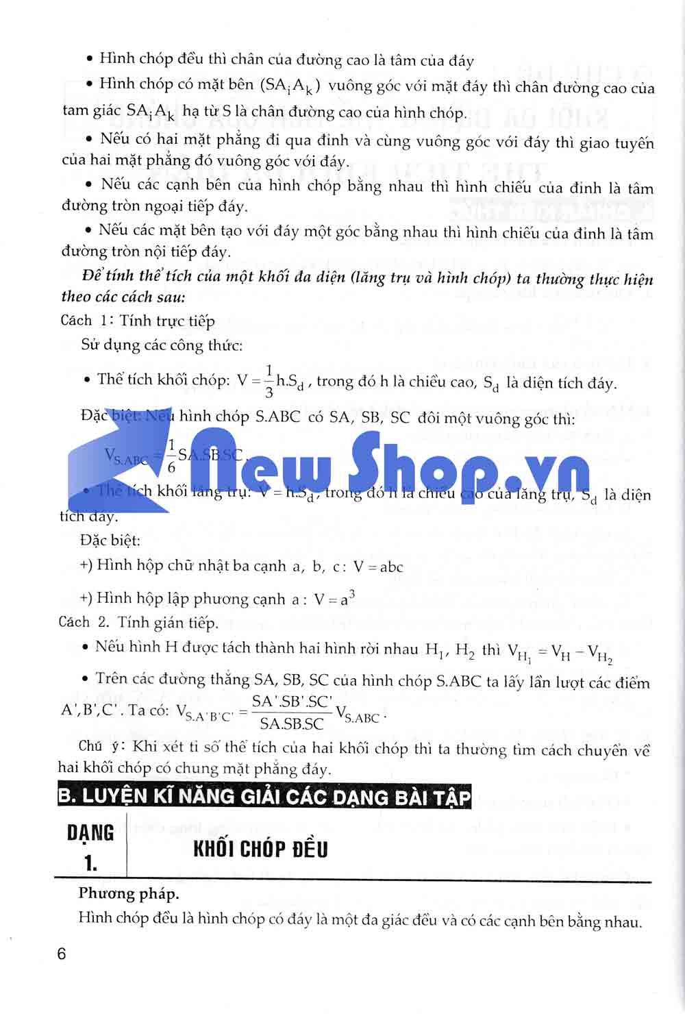 Trọng Tâm Kiến Thức Và Phương Pháp Giải Toán Hình Học Không Gian