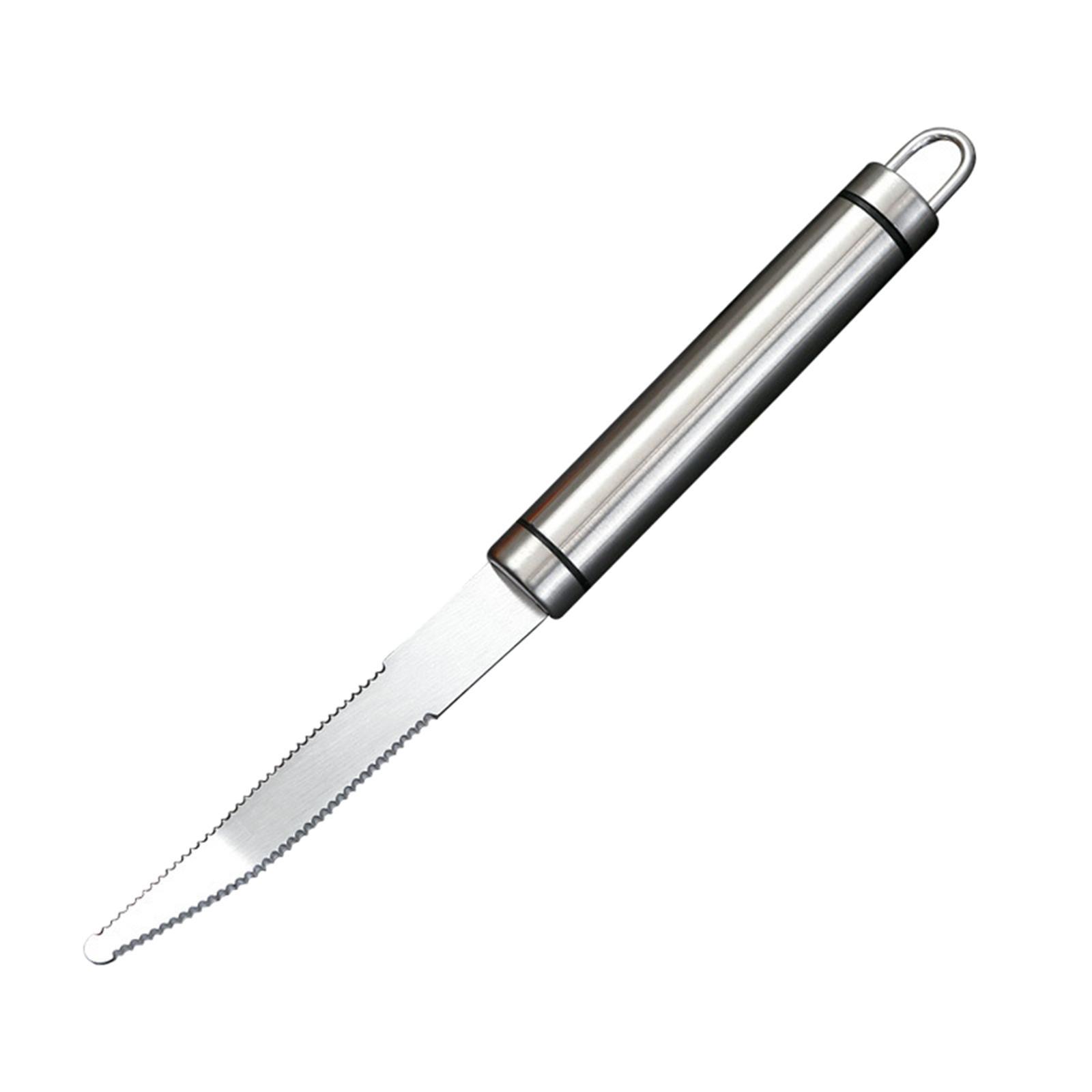 Manual Grapefruit Knife Kitchen Peeler Long Handle for Fruit Curved Lemon