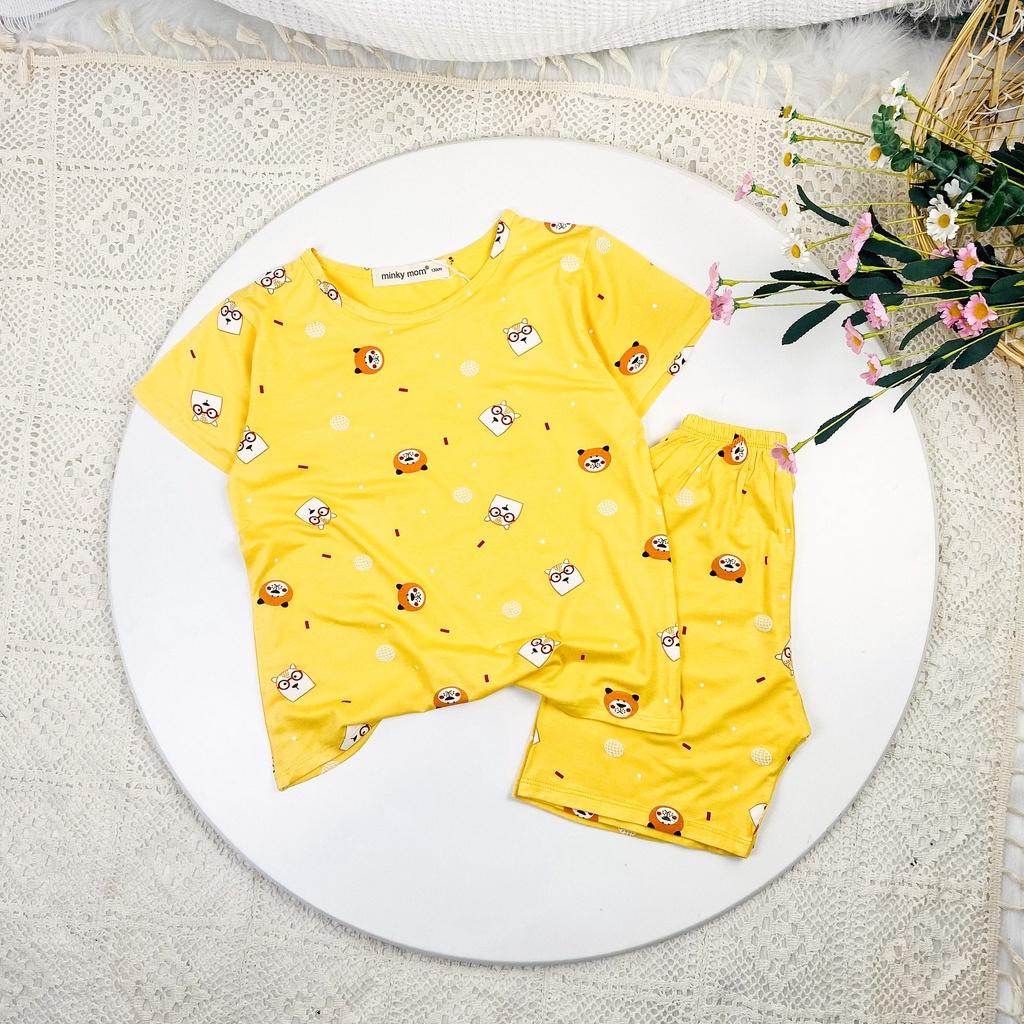 Đồ bộ bé trai, bộ quần áo bé gái, bộ cộc tay mùa hè cho bé size 16-28kg chất cotton mềm mịn mát