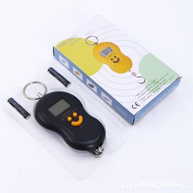 Cân điện tử cầm tay hình mặt cười 40kg