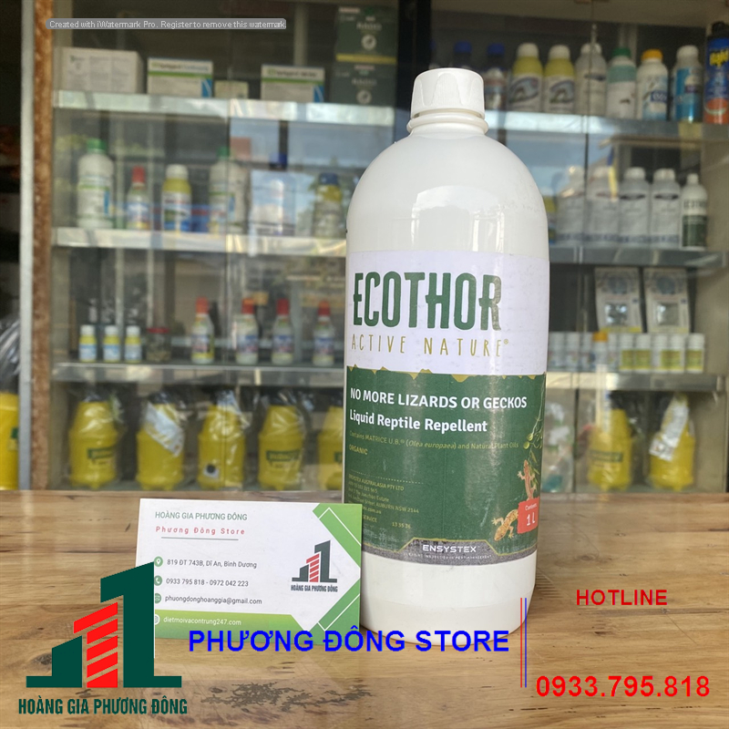 Thuốc diệt tắt kè Ecothor Lizards (lít) - xua thằn lằn, tắc kè dạng lỏng