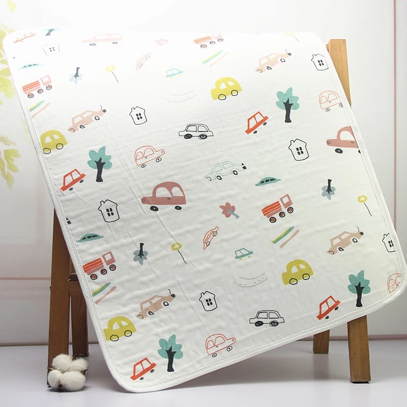 Lót Chống Thấm Sợi Tre 4 Lớp Siêu Thấm Hút Cho Bé