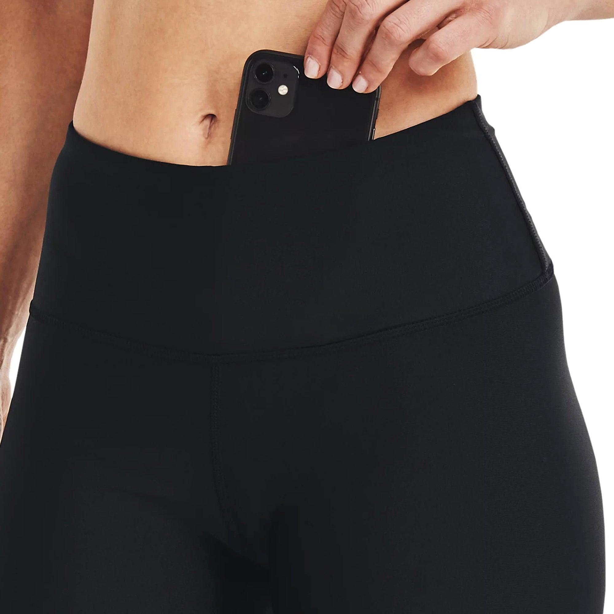 Quần legging thể thao nữ Under Armour HeatGear No-Slip Waistband Branded Full-Length - 1361046-002