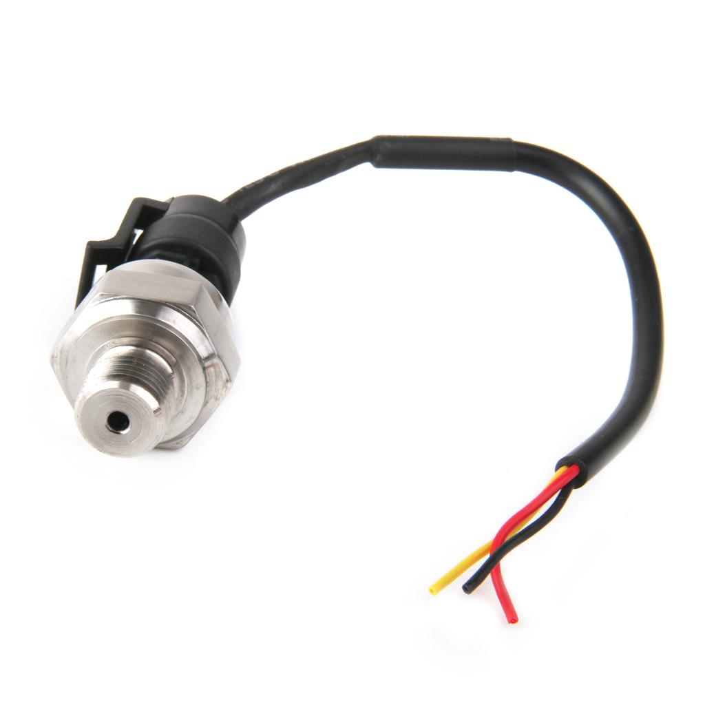 5V DC G1/4 Pressure Transducer Sensor 0-10MPa for Oil Fuel  Air