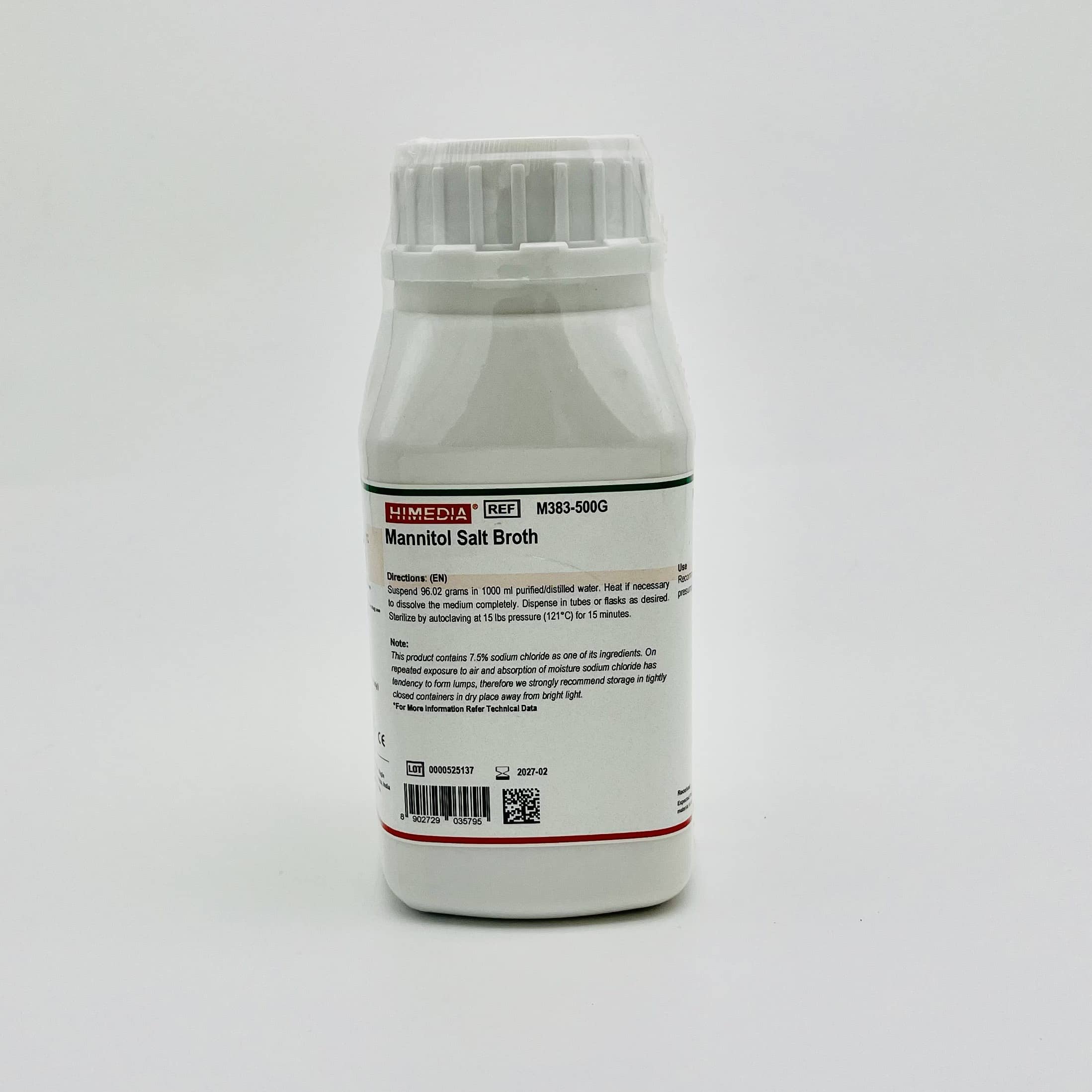 Môi trường Mannitol Salt Broth/Agar