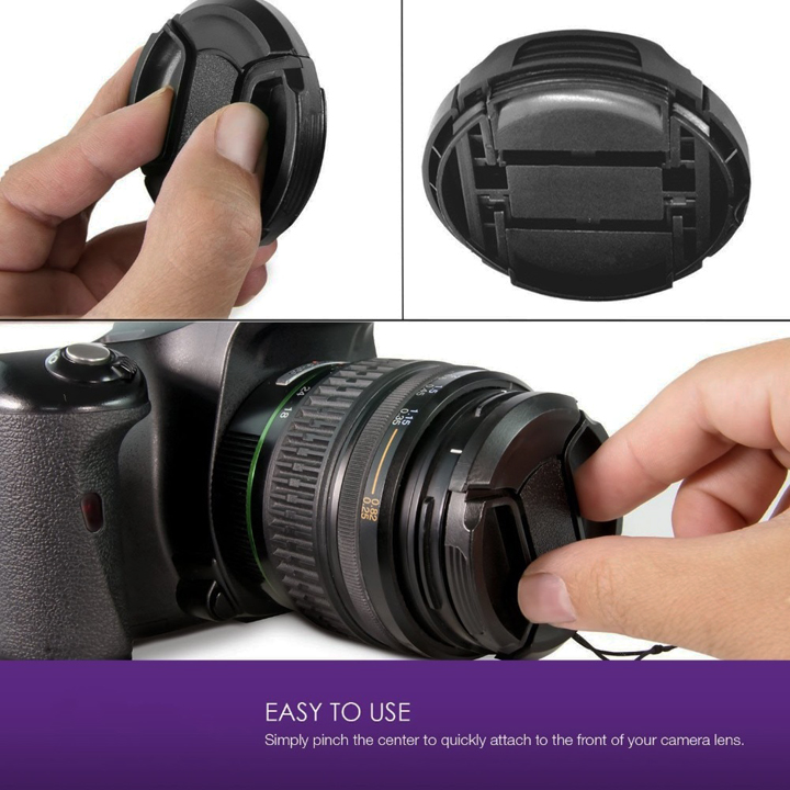 Lens cap 58mm nắp đậy bảo vệ ống kính máy ảnh phi 58mm