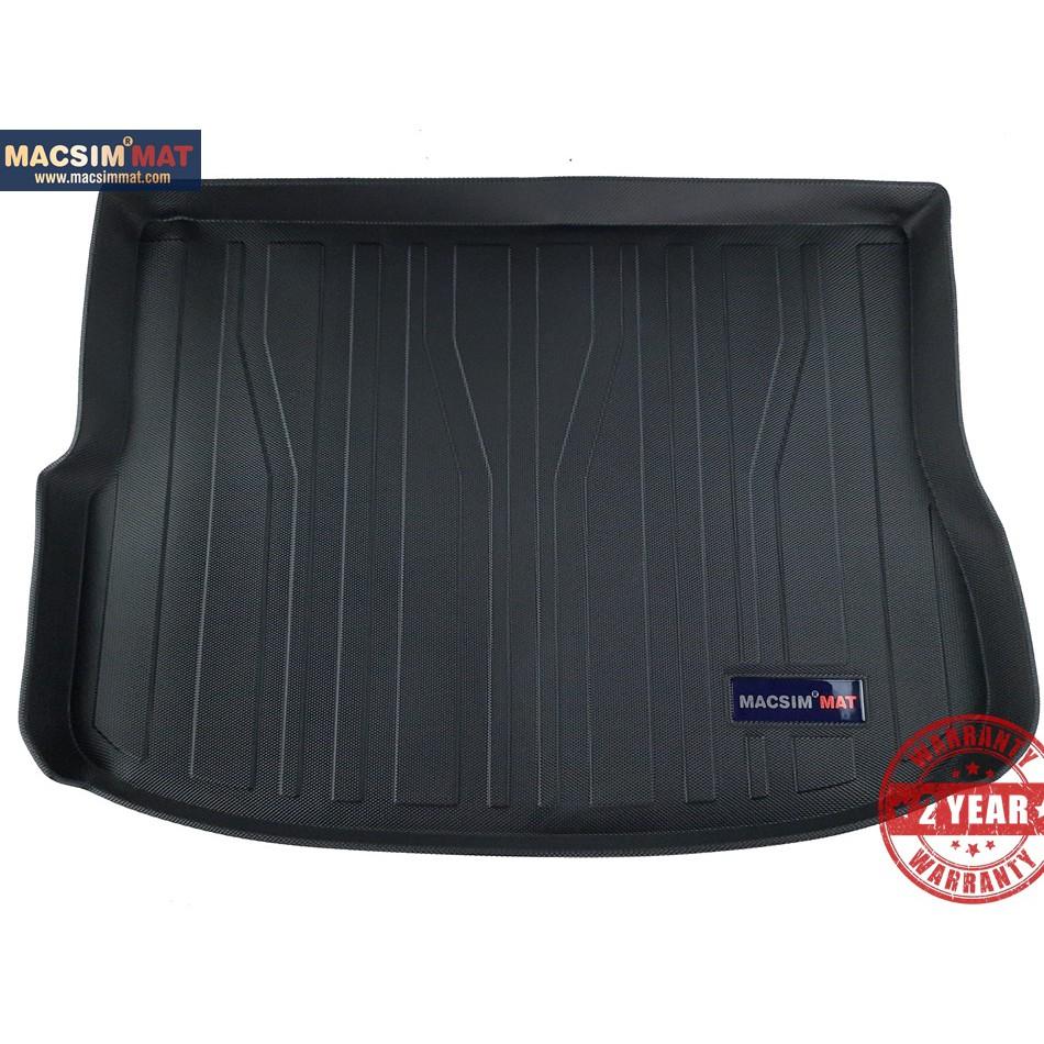 Thảm lót cốp xe ô tô Ranger Rover Evoque 2011-2015 nhãn hiệu Macsim chất liệu TPV cao cấp màu đen