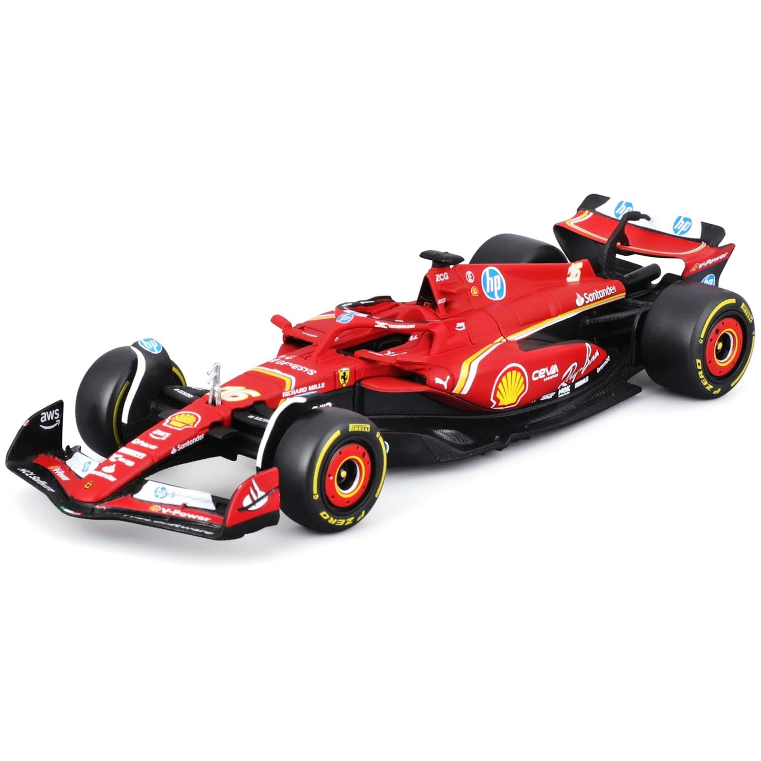 Đồ Chơi Mô Hình Xe Đua F1 1:43 Ferrari Racing-SF-24 (2024) - Bburago 16/18-36844