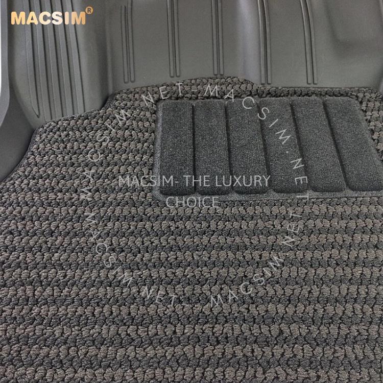 Thảm lót sàn ô tô 2 lớp cao cấp dành cho xe Audi Q3 2019+ nhãn hiệu Macsim 3w chất liệu TPE
