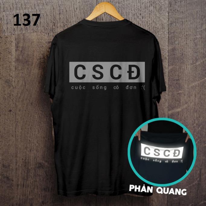 Áo thun Unisex phản quang Có size tay lỡ