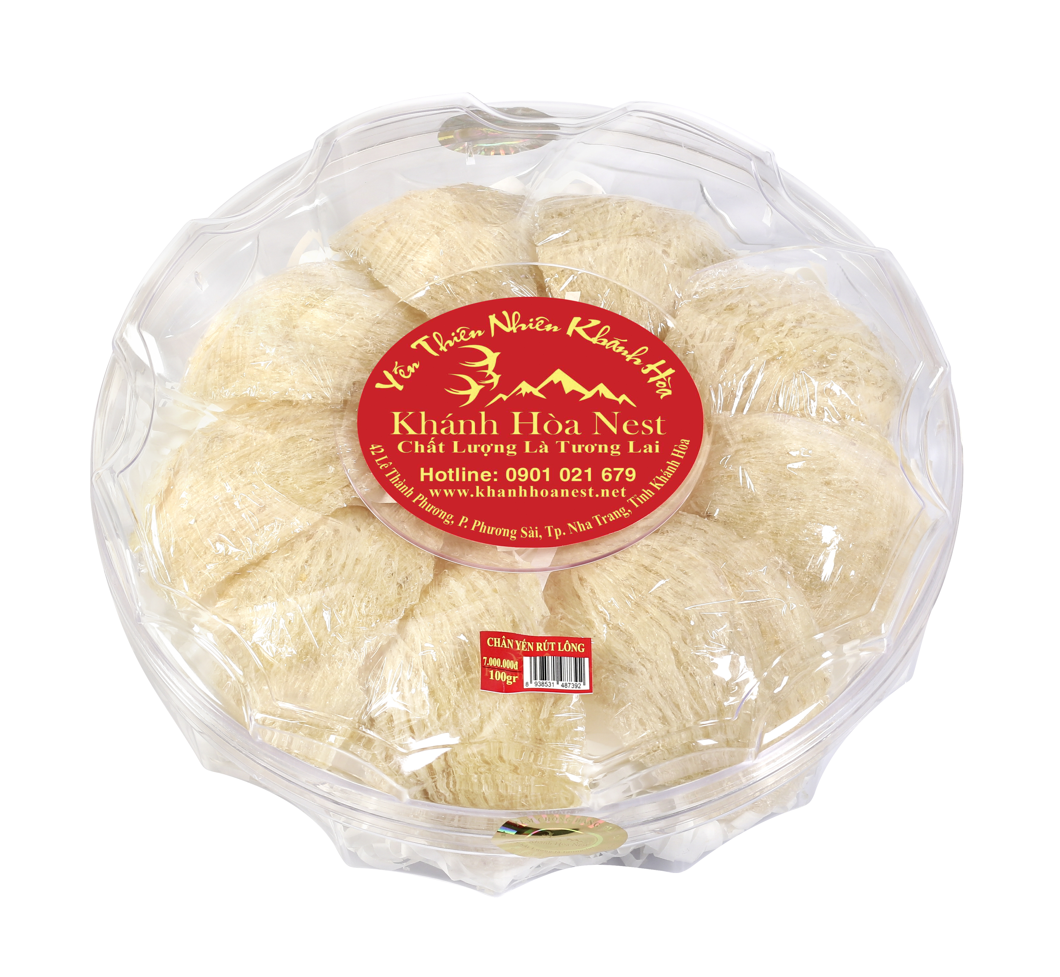 Tổ Yến Sào Khánh Hòa Nest - 100g ( Yến Nguyên Tổ Sơ Chế )