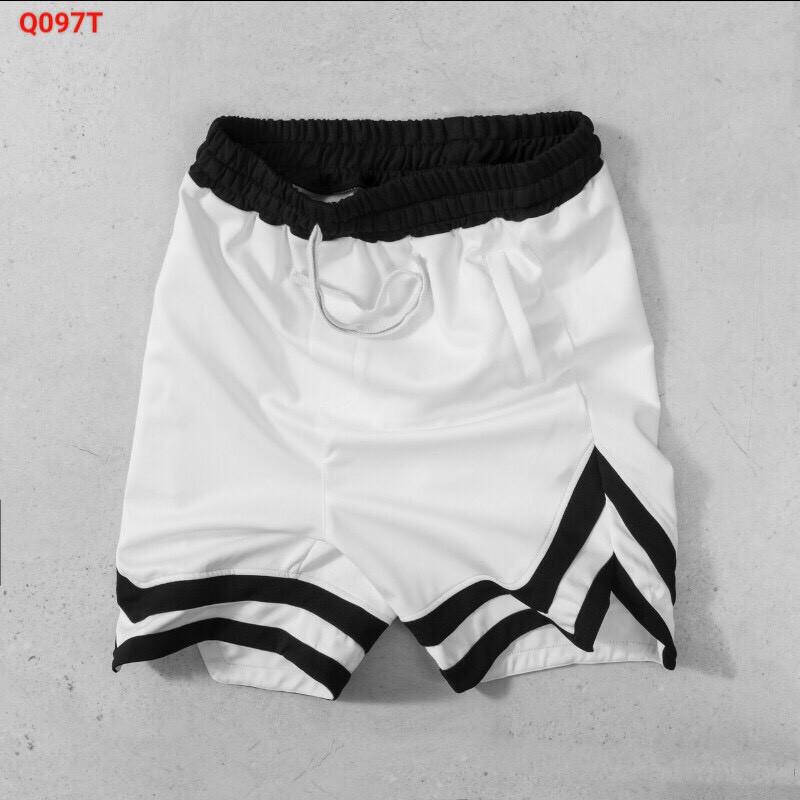 Quần thun ngắn unisex nhiều màu, vải mềm mịn thoáng mát y hình