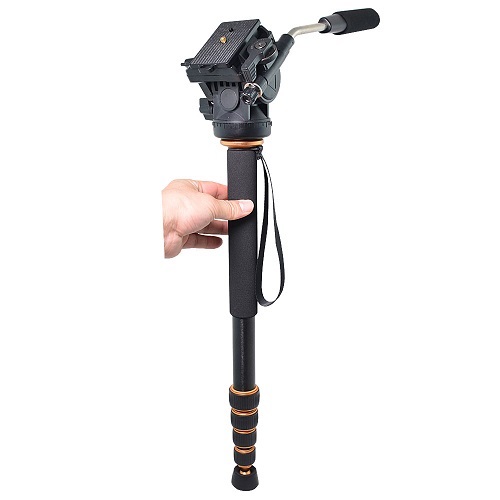 Chân đơn Monopod Beike QZSD-188 có củ dầu, Hàng nhập khẩu