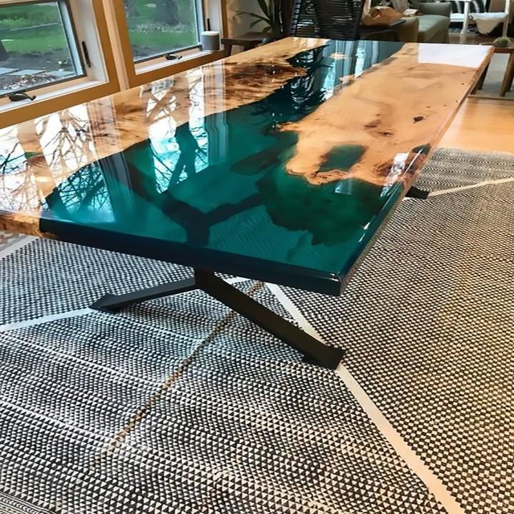 Resin Epoxy Đổ Bàn, Vẽ Cá 3D, Phủ Khoen Chỉ Đồ Câu, Ốp Carbon fiber, Đổ Khuôn Handamade