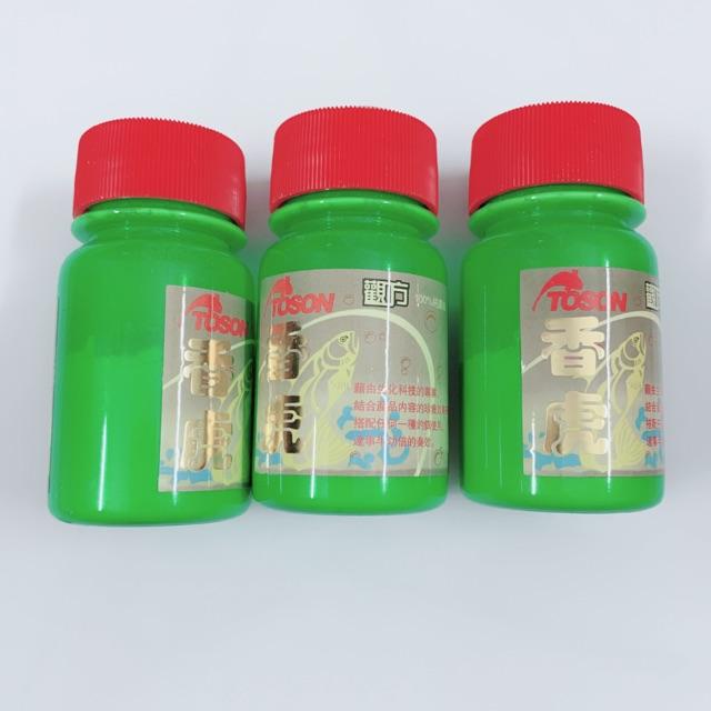 Thuốc siêu nhậy dụ cá ăn chuyên bắt trôi + chép + rô phi + trắm siêu nhậy 1 lọ y hình